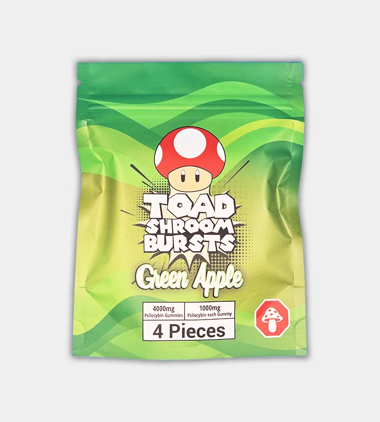 TOAD 4g Gummies Green Apple
