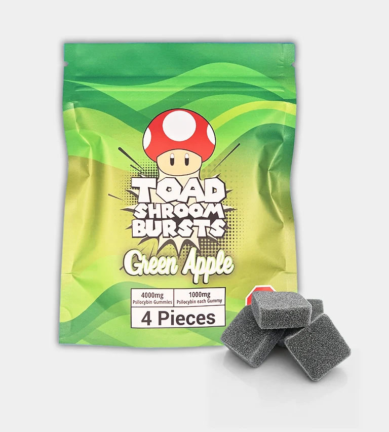 TOAD 4g Gummies Green Apple